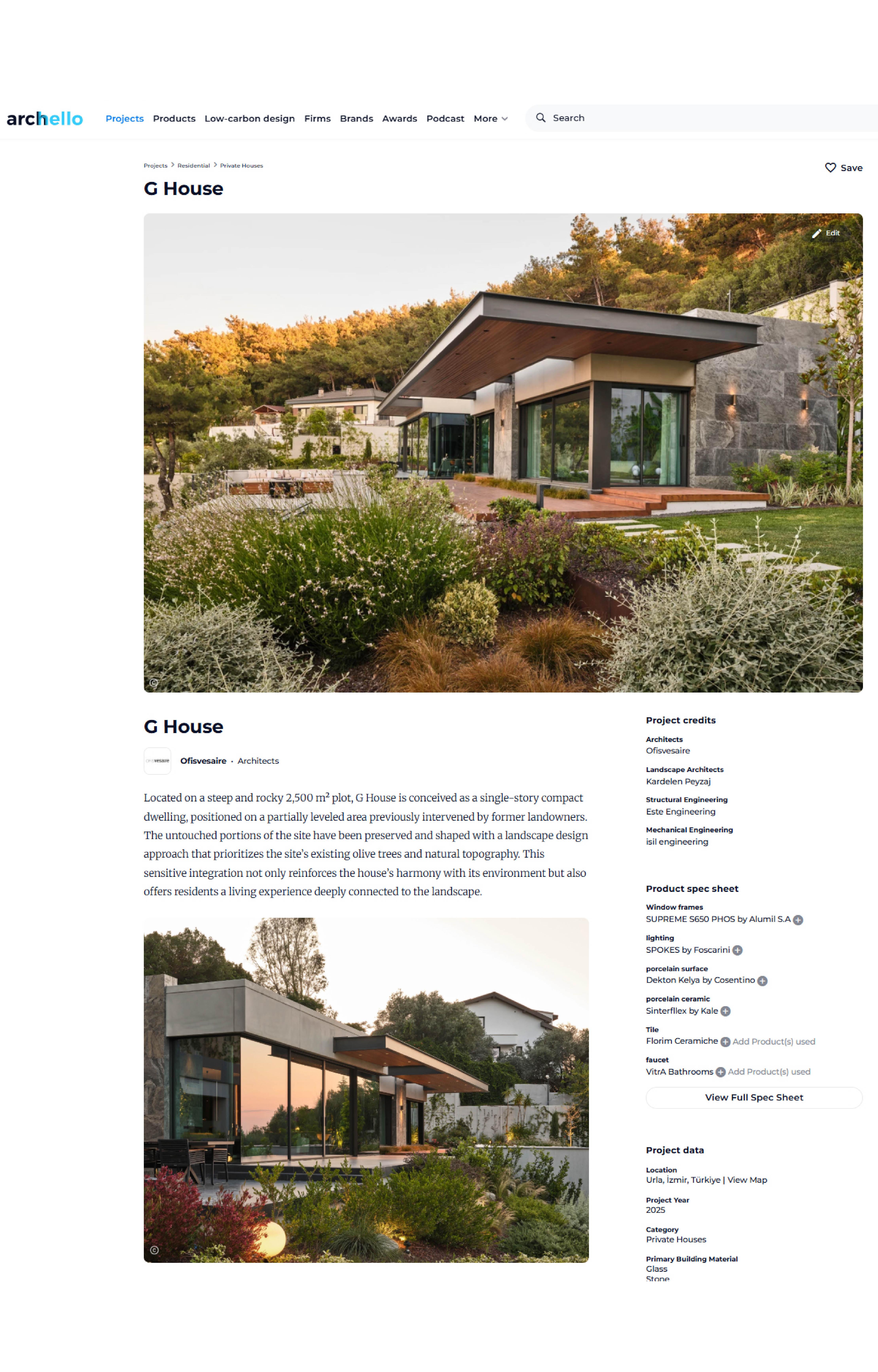 G House featured in Archello!